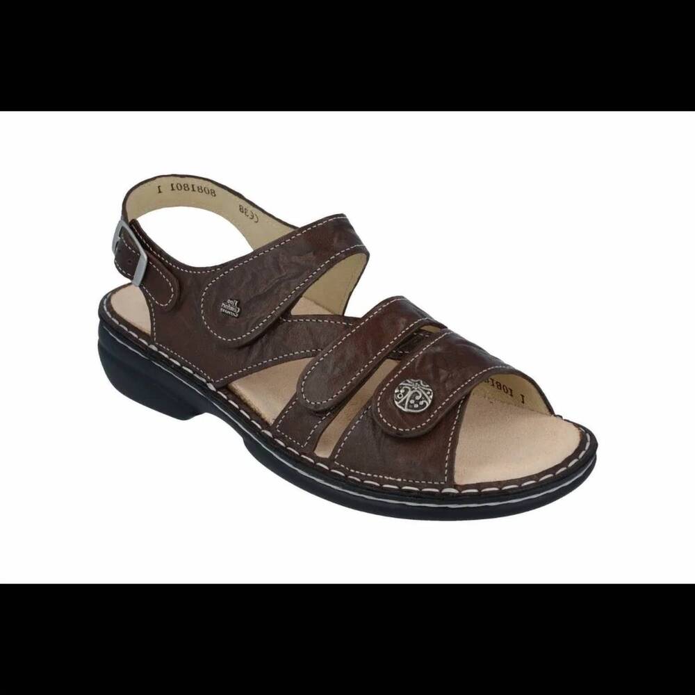 NEW FINN COMFORT women's gomera sandal in kastanie plavajo